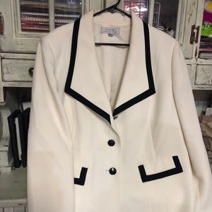 White & Black Blazer